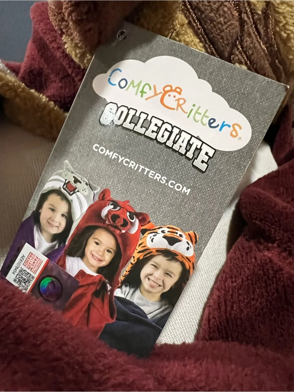 Texas A&M Comfy Critters Stuffed Blanket Collegiate NWT